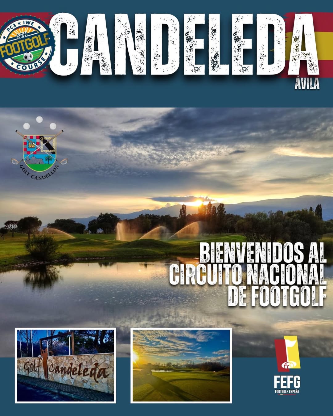 Portada etapa 1Campeonato de España FootGolf 2026 desde Candeleda (Ávila)
