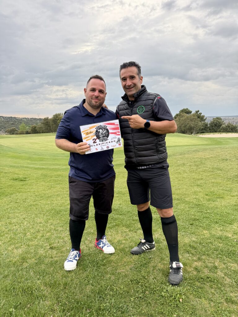 José Manuel Fernández 2º Clasificado Rookie 3ª etapa Súper Liga Central Air Golf Club