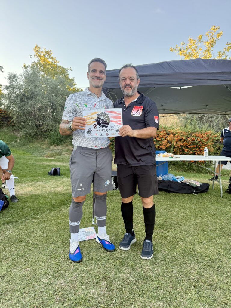 Ángel Tejero 2º clasificado Senior 9ª etapa Súper Liga Central Señorío de Illescas Golf