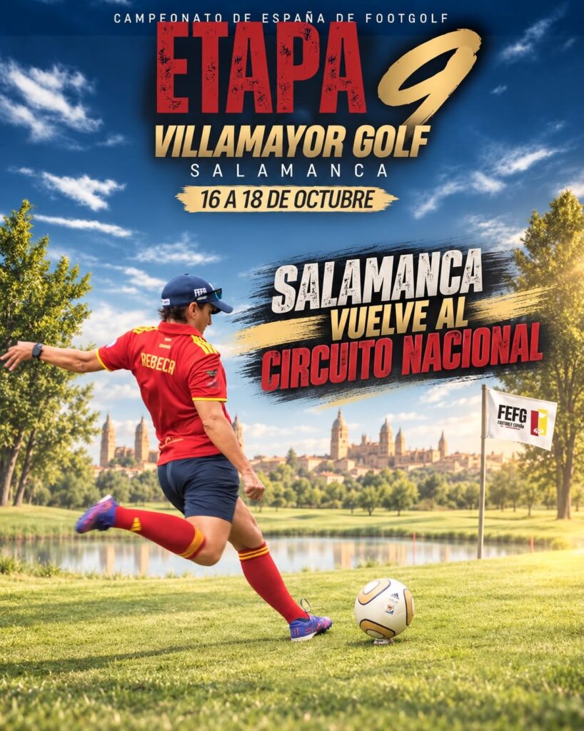 Rebeca Domingo Campeoanto de España de FootGolf en Salamanca